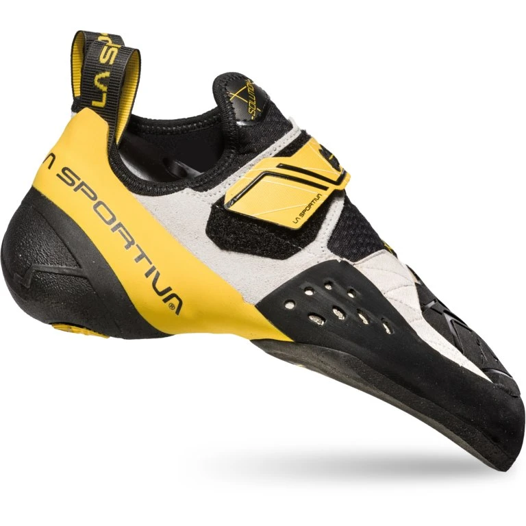 La Sportiva Solution Klimschoenen - Wit/Geel 1 La Sportiva Solution Klimschoenen - Wit/Geel