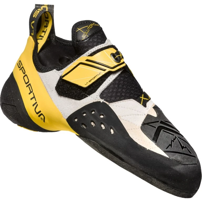 La Sportiva Solution Klimschoenen - Wit/Geel 2 La Sportiva Solution Klimschoenen - Wit/Geel - Afbeelding 2