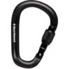 Black Diamond Pearlock Screwgate HMS Carabiner - Black