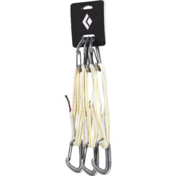 Black Diamond MiniWire Alpine Quickdraw 60cm - 3 Pack - Light Gray