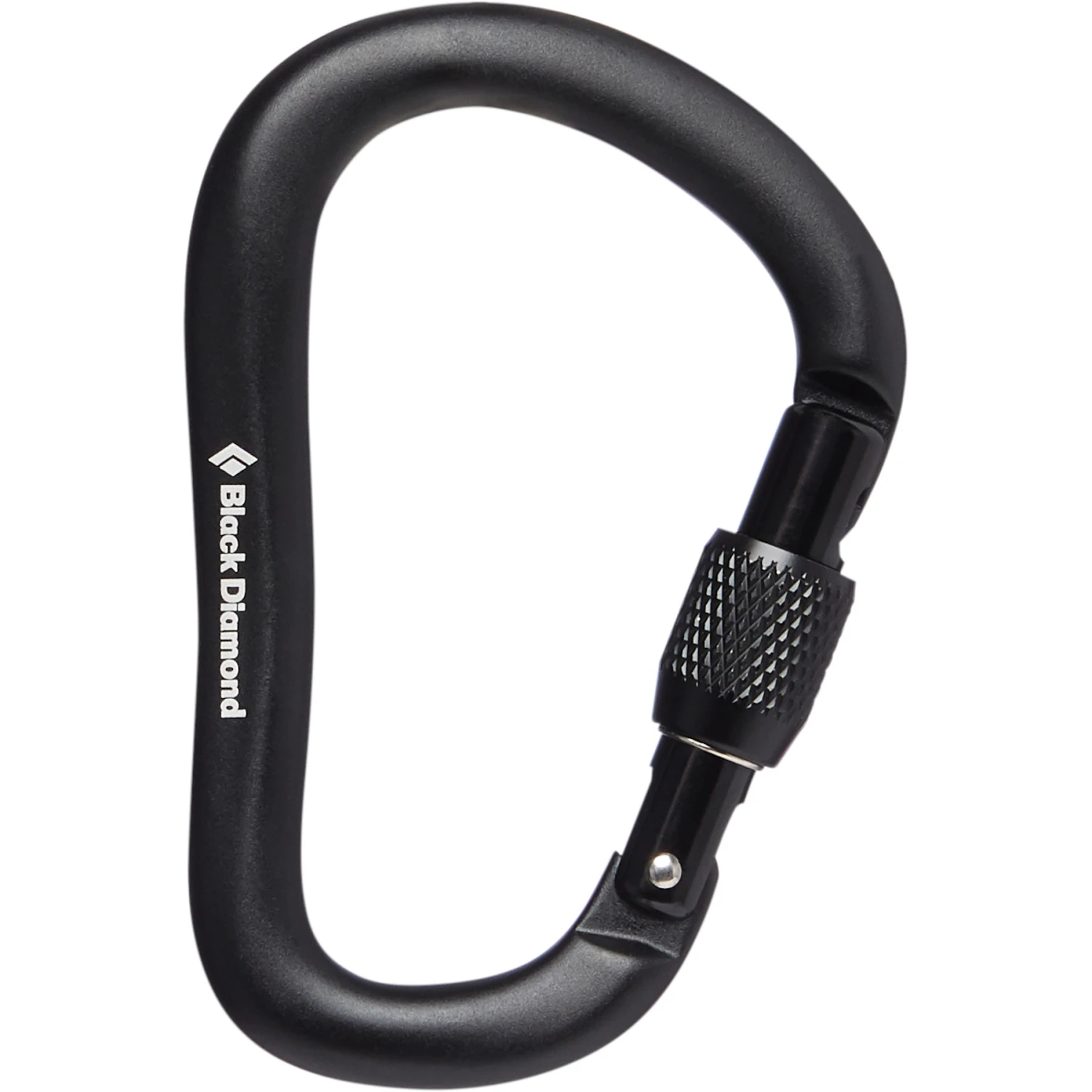 Black Diamond RockLock Screwgate Carabiner - Black 1 Black Diamond RockLock Screwgate Carabiner - Black