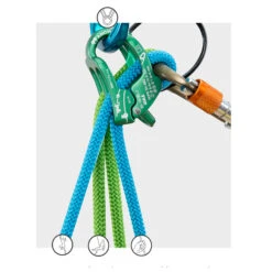 Climbing Technology Be Up Zekeringsapparaat - Blue -Edelrid Verkoopwinkel climbing technologies be up 2d657a5yv green f 1027405