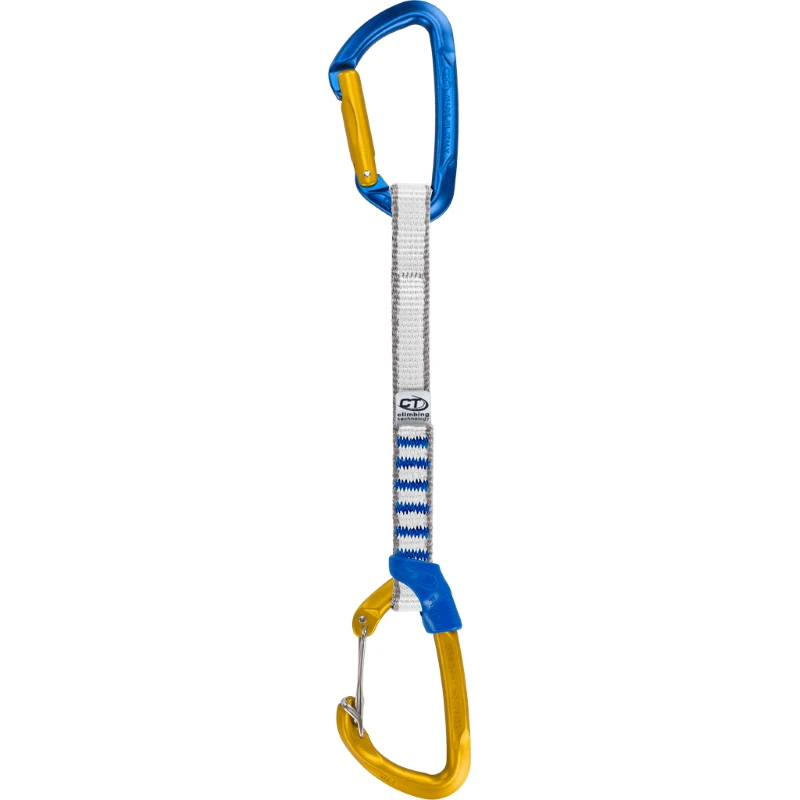 Climbing Technology Berry NY Quickdraw - 17 Cm - Blue/ocra 1 Climbing Technology Berry NY Quickdraw - 17 Cm - Blue/ocra