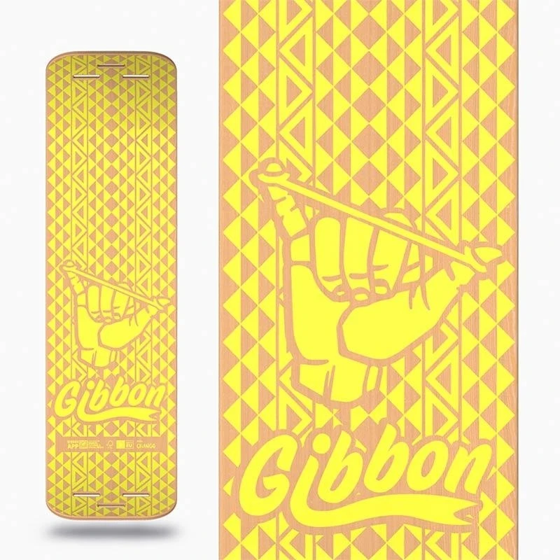 GIBBON Giboard Deck Slacklineboard - Chango - Yellow 2 GIBBON Giboard Deck Slacklineboard - Chango - Yellow - Afbeelding 2