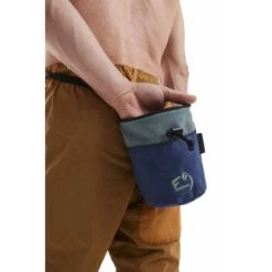 E9 Aglio C Pofzak - Vintage Blue -Edelrid Verkoopwinkel e9 aglio c chalkbag vintage blue 3 1490363