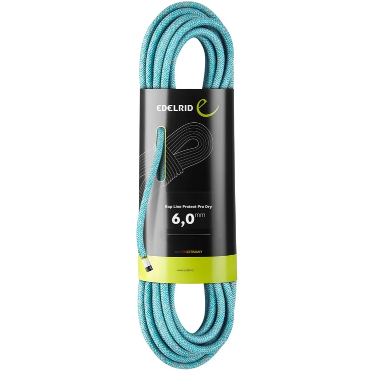 Edelrid Rap Line Protect Pro Dry 6mm Koord - 40m - Icemint 1 Edelrid Rap Line Protect Pro Dry 6mm Koord - 40m - Icemint