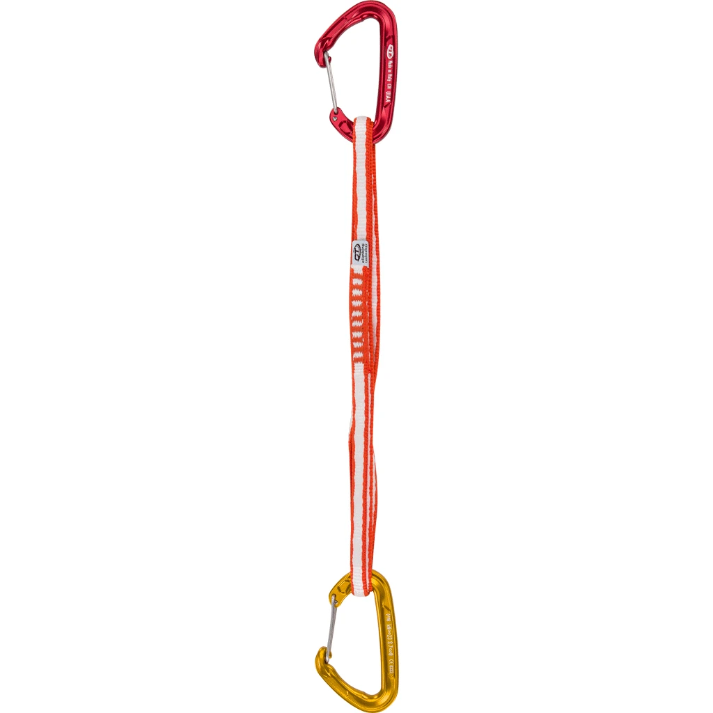Climbing Technology Fly-Weight EVO Alpine Set DY Quickdraw - Red / Gold 1 Climbing Technology Fly-Weight EVO Alpine Set DY Quickdraw - Red / Gold
