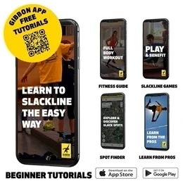 GIBBON Classic Line + Tree Protection - 15m Slackline Set 10 GIBBON Classic Line + Tree Protection - 15m Slackline Set - Afbeelding 10