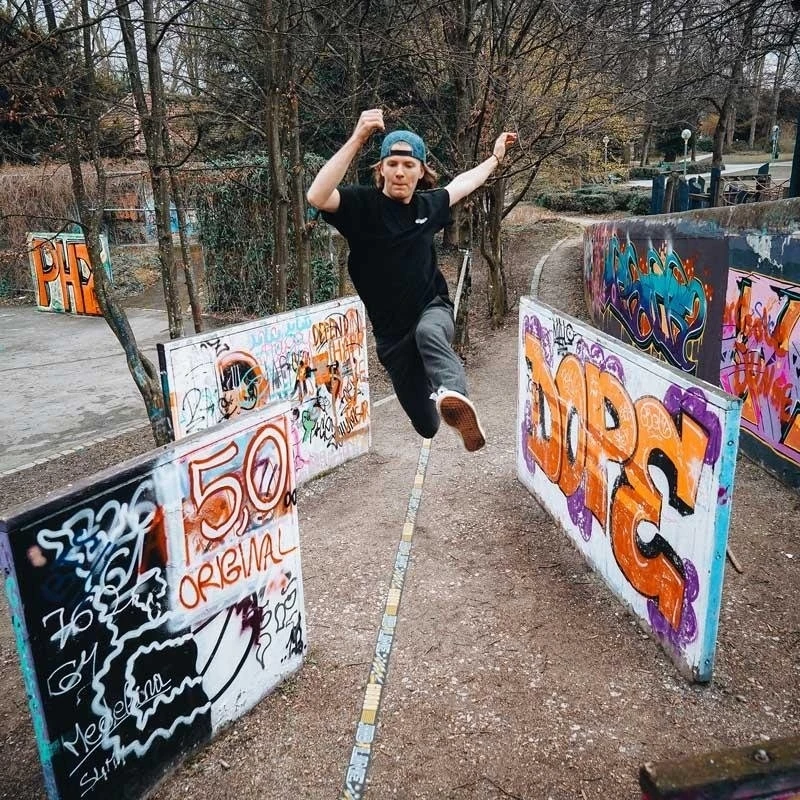 GIBBON Jibline Treewear - 15m Slackline Set 7 GIBBON Jibline Treewear - 15m Slackline Set - Afbeelding 7