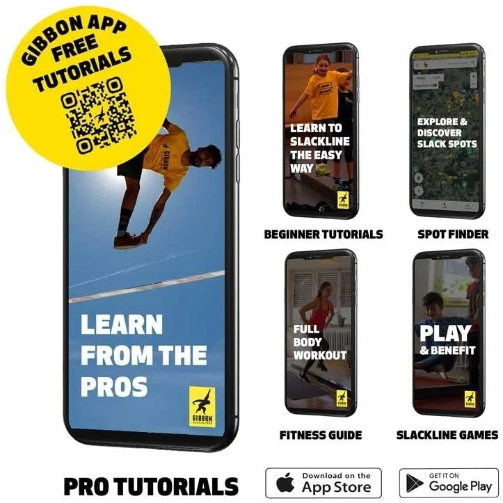 GIBBON Jibline XL Treewear - 25m Slackline Set 5 GIBBON Jibline XL Treewear - 25m Slackline Set - Afbeelding 5