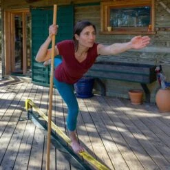 GIBBON Slackrack Classic 4.5m - Geel/zwart -Edelrid Verkoopwinkel gibbon slackrack classic yellow black 16117 04 1512327