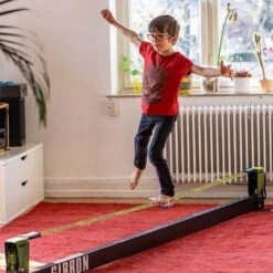 GIBBON Slackrack Classic 4.5m - Geel/zwart -Edelrid Verkoopwinkel gibbon slackrack classic yellow black 16117 06 1512329