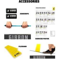 GIBBON Slackrack Fitness Edition 3m - Blauw/grijs -Edelrid Verkoopwinkel gibbon slackrack fitness blue grey 15116 07 1512337