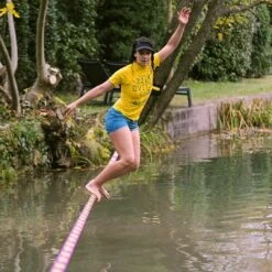 GIBBON Surferline Treewear Set Slackline 30m - Paars -Edelrid Verkoopwinkel gibbon surferline treewear set purple 18831 04 1512356