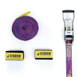 GIBBON Surferline Treewear Set Slackline 30m - Paars -Edelrid Verkoopwinkel gibbon surferline treewear set purple 18831 05 1512357