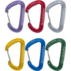 Mammut Sender Wire Carabiner Rackpack (6 Pack) - Multicolor