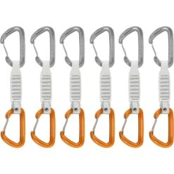Mammut Sender Wire 12 Cm Quickdraws - Set Van 6 - Light Grey-gold