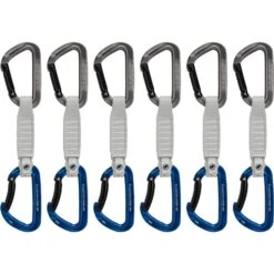 Mammut Workhorse Keylock 12 Cm Quickdraw Set - Set Van 6 - Grey-blue