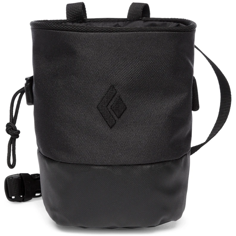 Black Diamond Mojo Zip Chalk Bag - M/L - Black 1 Black Diamond Mojo Zip Chalk Bag - M/L - Black