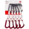 Ocun Ocún Hawk QD Wire Bio-DYN-Ring 15 Mm Quickdraw Set - 10 Cm - Pack Of 5 - Rood