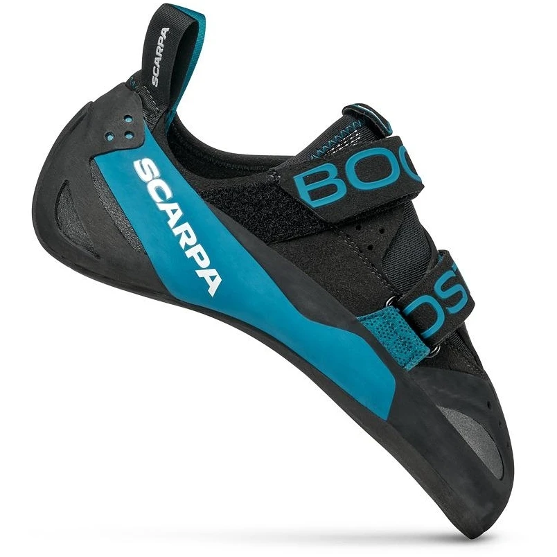 Scarpa Boostic Klimschoenen - Black/azure 1 Scarpa Boostic Klimschoenen - Black/azure