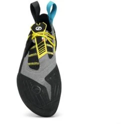 Scarpa Vapor S Klimschoenen - Smoke/yellow -Edelrid Verkoopwinkel scarpa vapor s climbing shoe smoke yellow 2 1441673