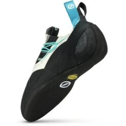 Scarpa Vapor S Dames Klimschoenen - Dust Gray/aqua -Edelrid Verkoopwinkel scarpa vapor s women climbing shoe dust gray aqua 4 1441664